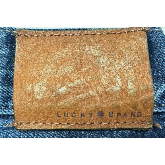 Lucky Brand Men's 121 Heritage Slim Straight Leg Blue Denim Jeans - Size 38x31.5 - Picture 5 of 8